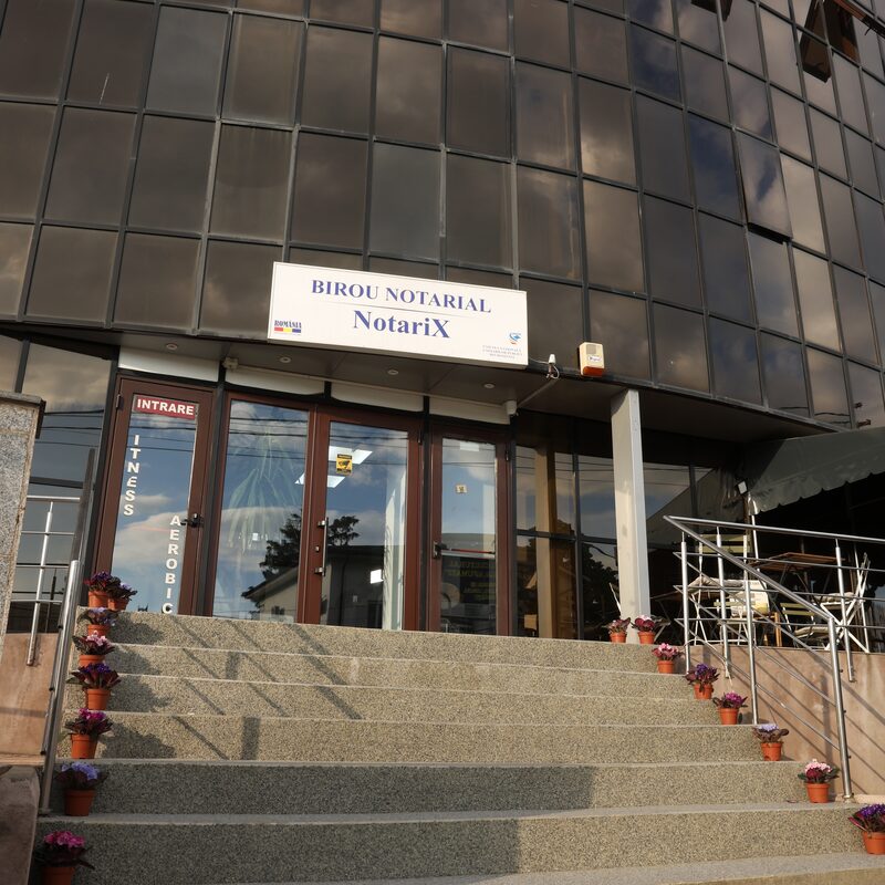 Sediul biroului notarial NotariX — perspectivă exterior